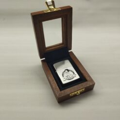Wooden case for zippo lighters ideal for storing precious lighters or as a zippo display