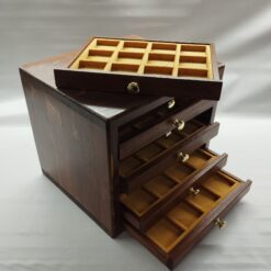 Cabinet for coins, coin holders, storing ancient coins