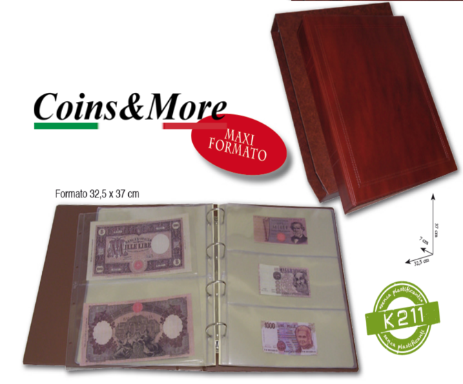 Album Papermoney MasterPhil Raccoglitore Per Banconote Cartamoneta -  Coins&More