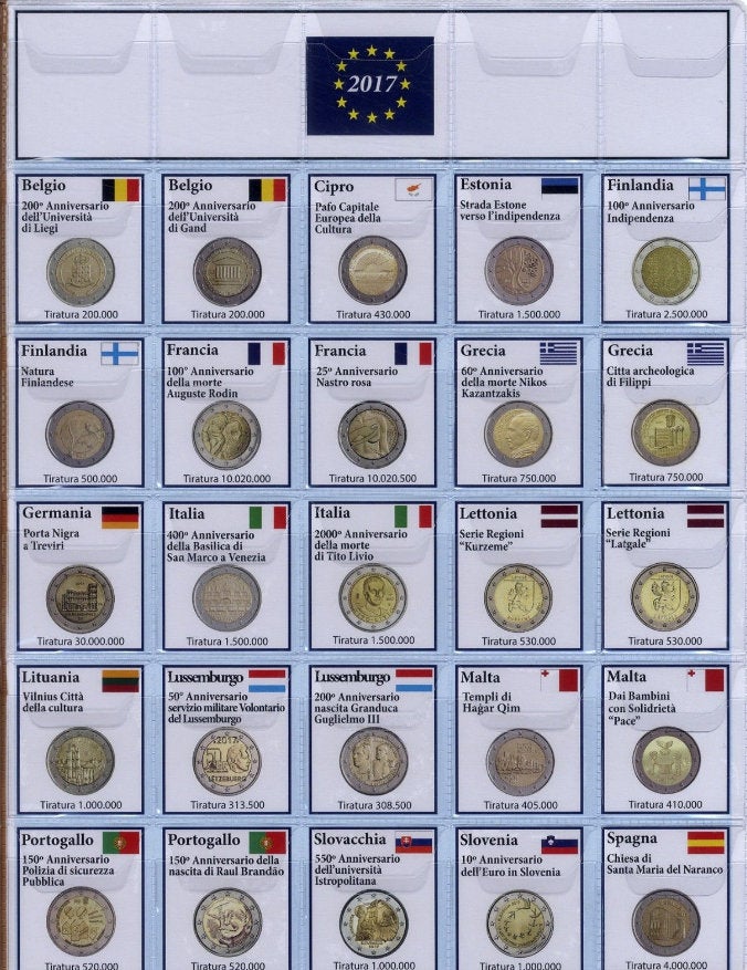Raccoglitore Per Monete Da 2 Euro Commemorative - Coins&More